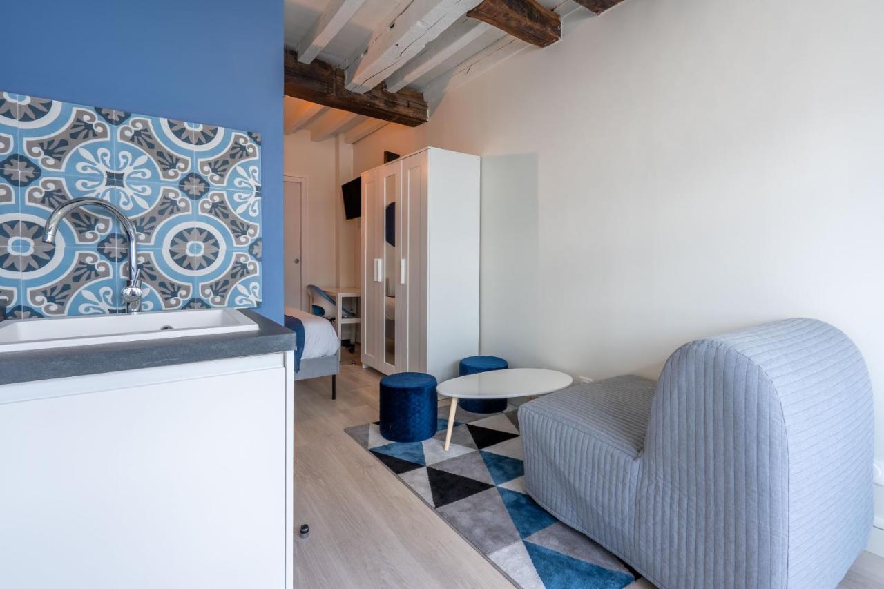 La Waide Beau Studio Centre Ville Wifi Netflix Tout Equipe Amiens Luaran gambar