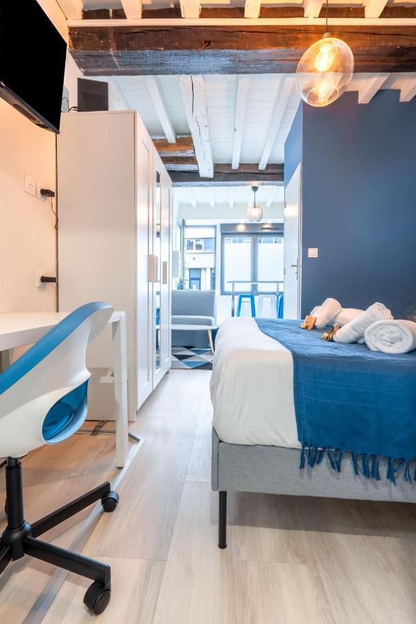 La Waide Beau Studio Centre Ville Wifi Netflix Tout Equipe Amiens Luaran gambar