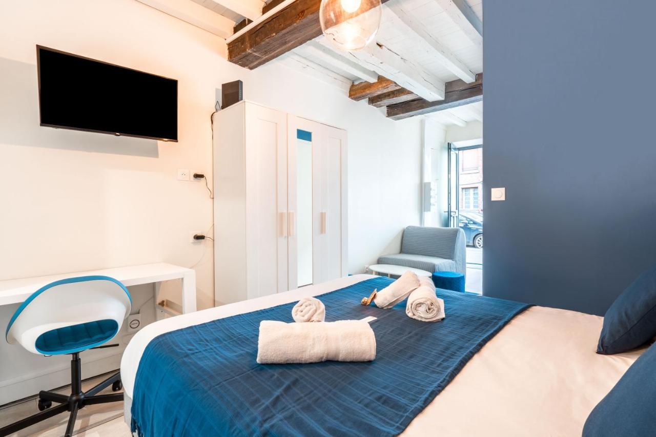 La Waide Beau Studio Centre Ville Wifi Netflix Tout Equipe Amiens Luaran gambar